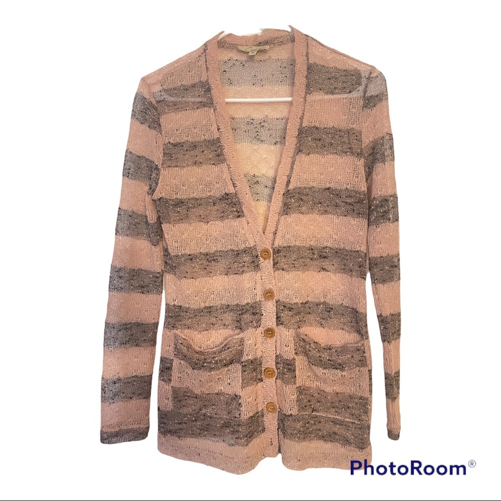 Cecico Pink and Black Cardigan